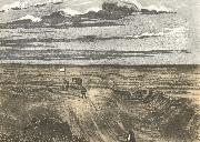 william r clark, sturt och hans foljeslagare under kartmatning vid farden till det inre av australien 1844-45.